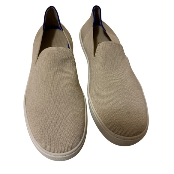 ROTHY\'S Tan Slip-On Shoes cream color in great conditions very clean. main image 7